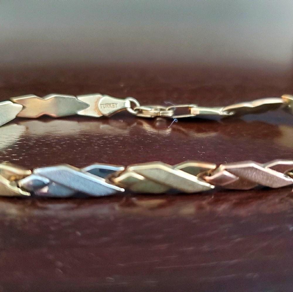 10k Tri-Color Gold Bracelet